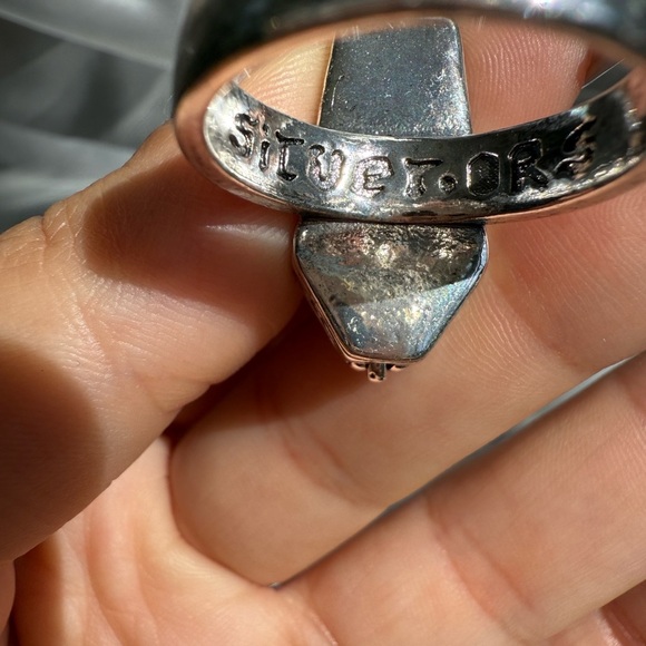 Halloween Vintage Silver Gothic Coffin Ring vampire skull - Picture 11 of 14